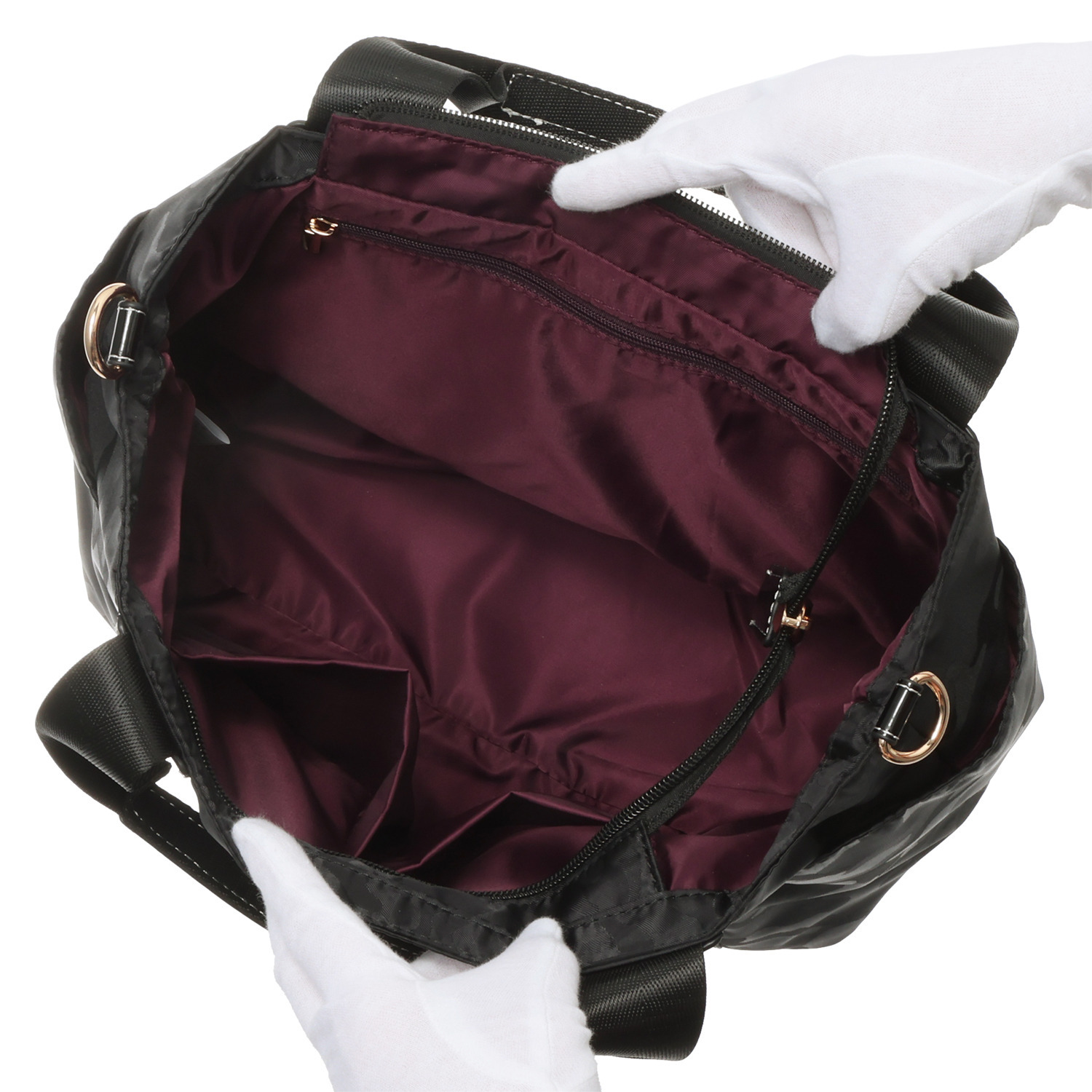 ラ・バガジェリー はっ水　軽量 シャドージャガード ２ウェイトートバッグ