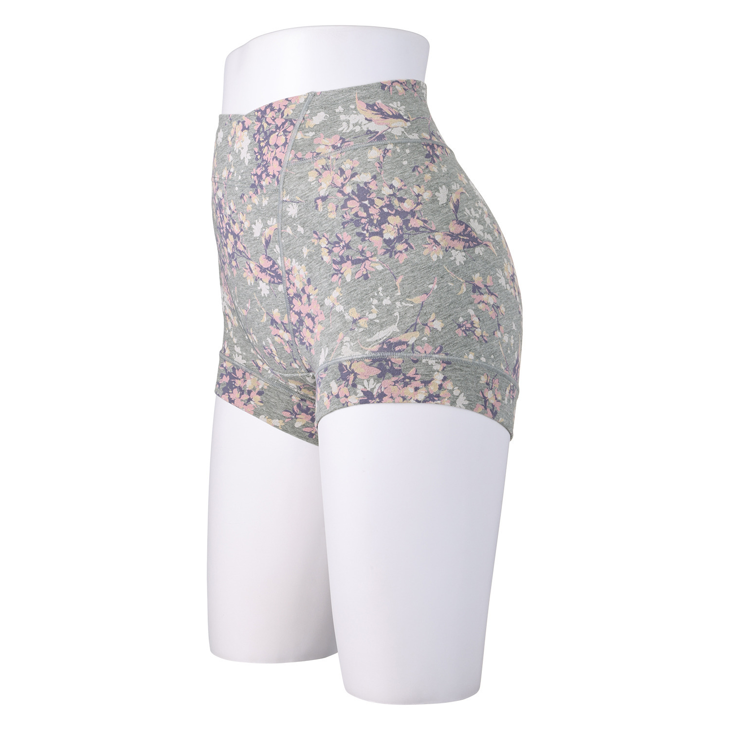 うつくＣ 綿混深ばき すっきりサポート 防水布付一分丈ボトム ２枚セット