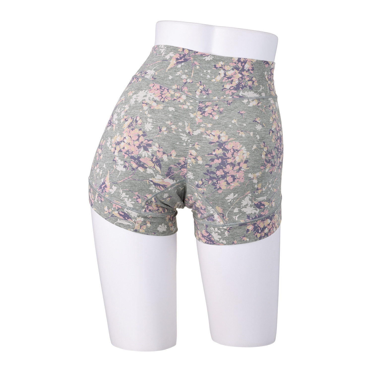 うつくＣ 綿混深ばき すっきりサポート 防水布付一分丈ボトム ２枚セット