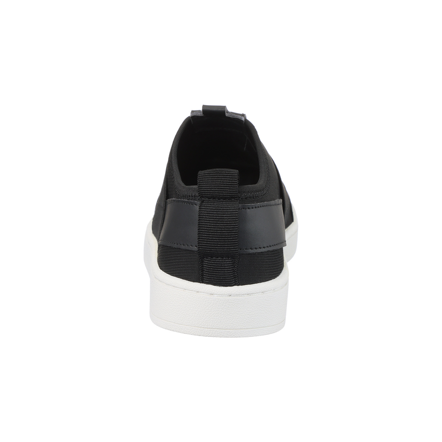 ハッシュドコーデ クロスゴム スリッポンスニーカー