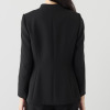 マダムヒロコ バイ　ニュイ ブラックフォーマル 洗濯機で洗える！ クッションネック ジャケット