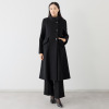 マダムヒロコ バイ　ニュイ ブラックフォーマル 尾州産生地使用 ウール混コート