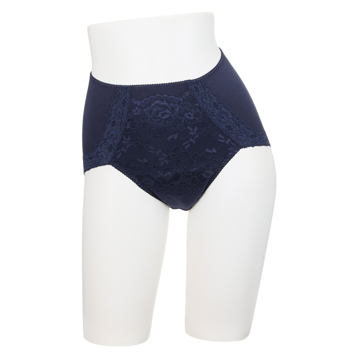 サラバディ 東洋紡ランシール使用 吸水・消臭 綿混 レースアクセント ショーツ３枚セット