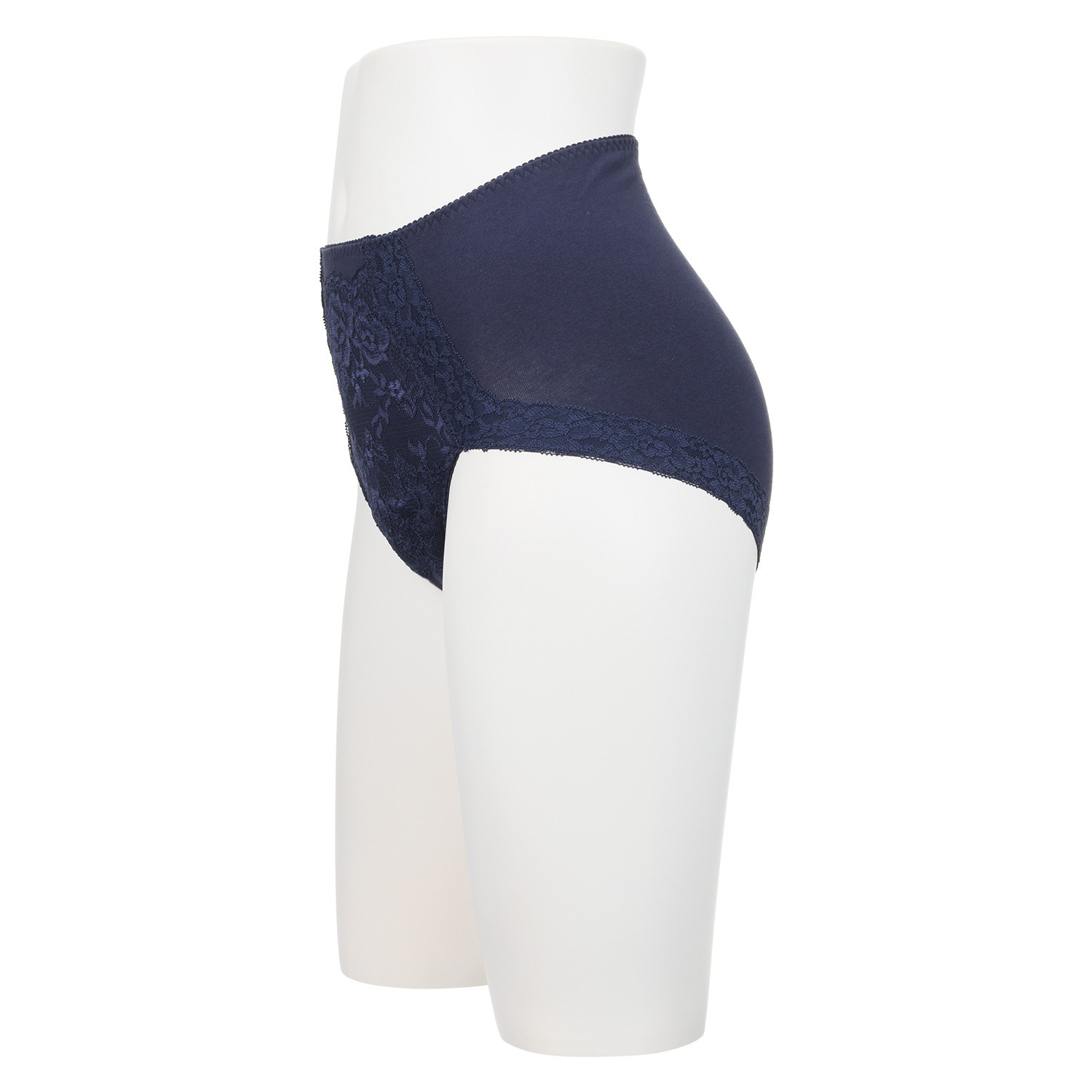 サラバディ 東洋紡ランシール使用 吸水・消臭 綿混 レースアクセント ショーツ３枚セット