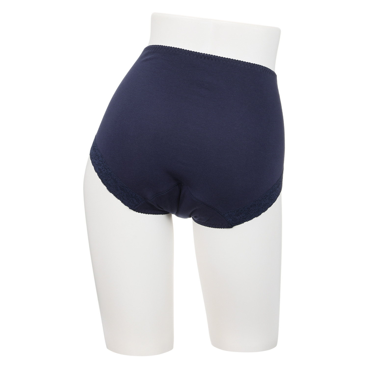 サラバディ 東洋紡ランシール使用 吸水・消臭 綿混 レースアクセント ショーツ３枚セット