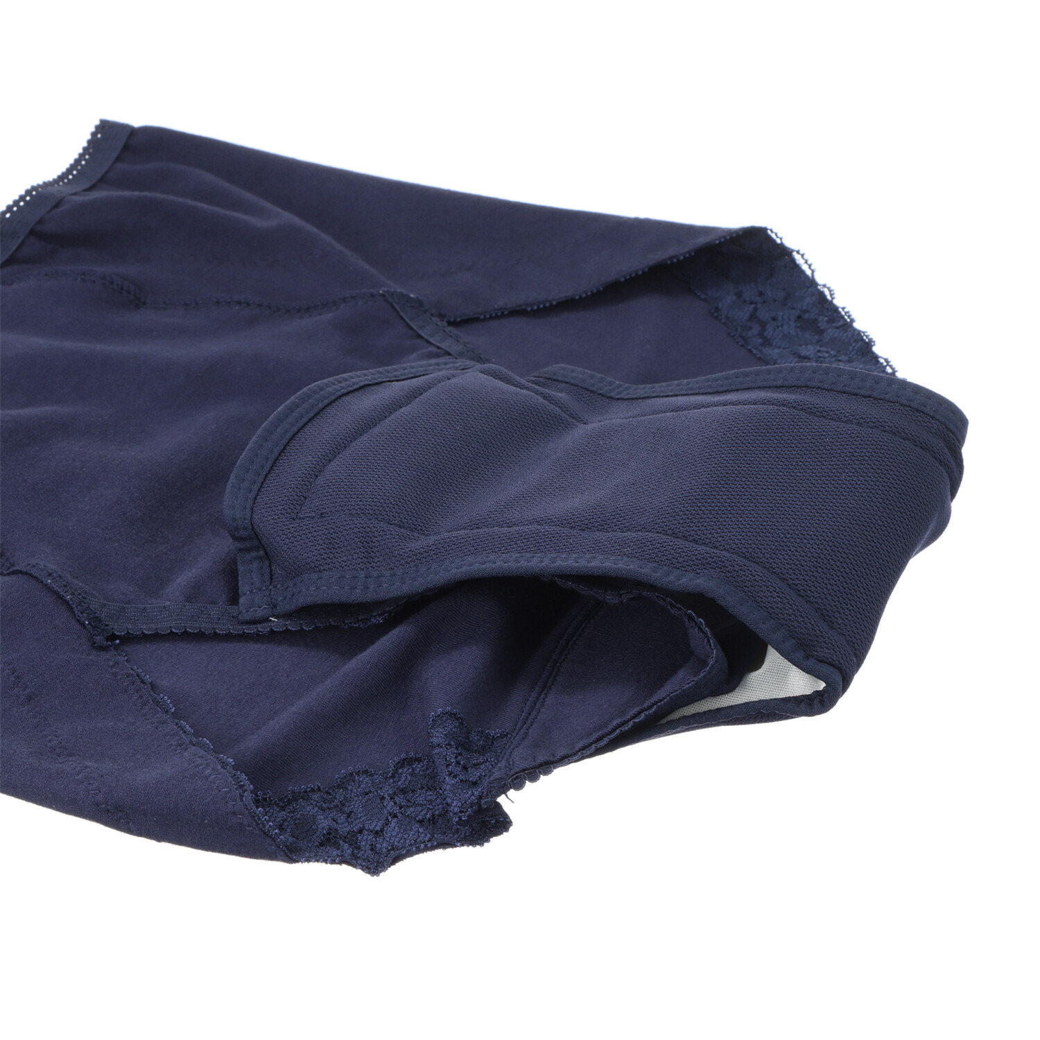 サラバディ 東洋紡ランシール使用 吸水・消臭 綿混 レースアクセント ショーツ３枚セット