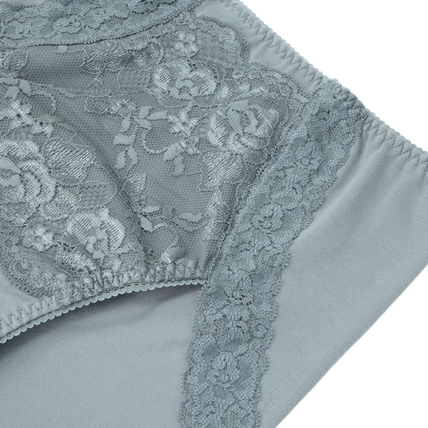 サラバディ 東洋紡ランシール使用 吸水・消臭 綿混 レースアクセント ショーツ３枚セット