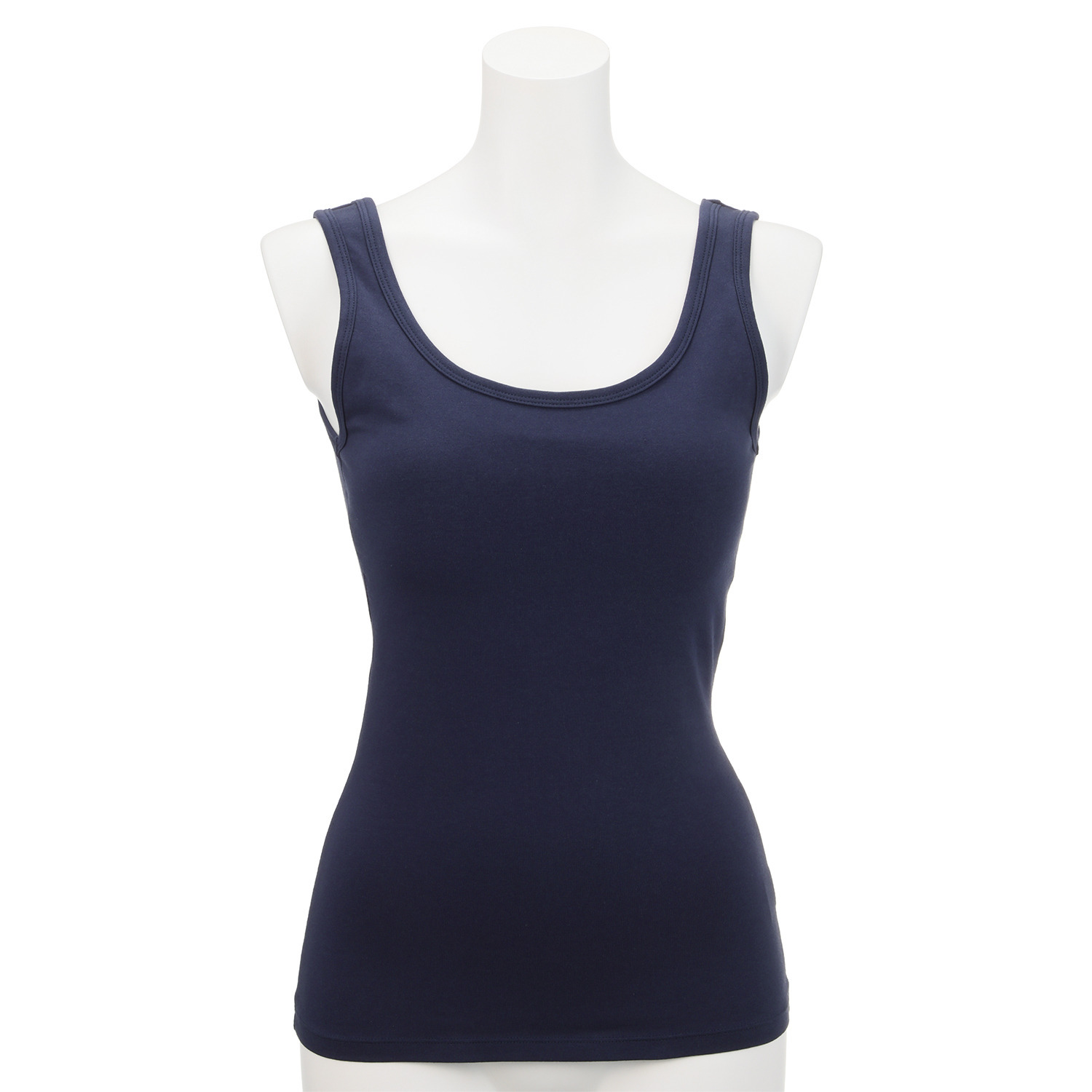 サラバディ 着心地ラクチン スッキリきれい 綿混 カップ付タンクトップ ３枚セット