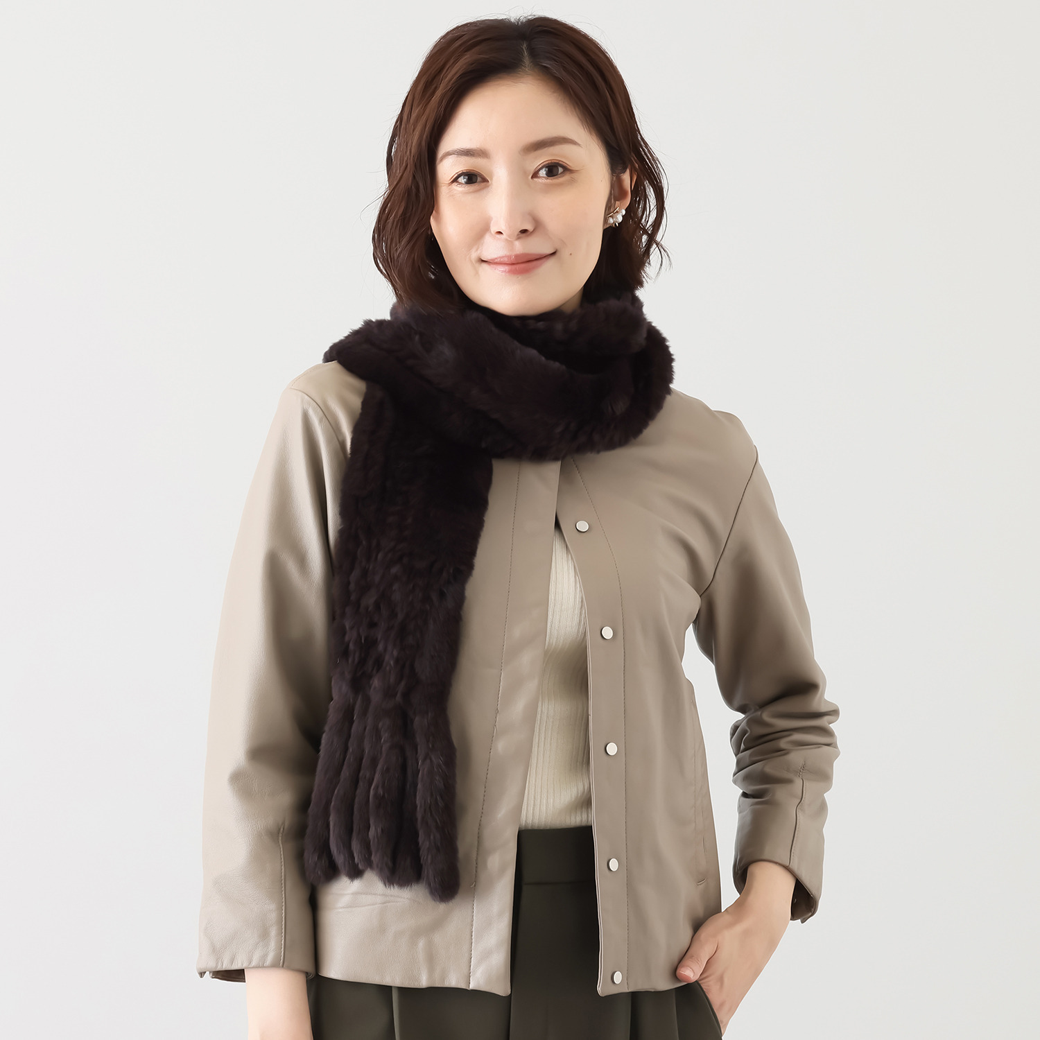 レッキスラビット ヤーンマフラー