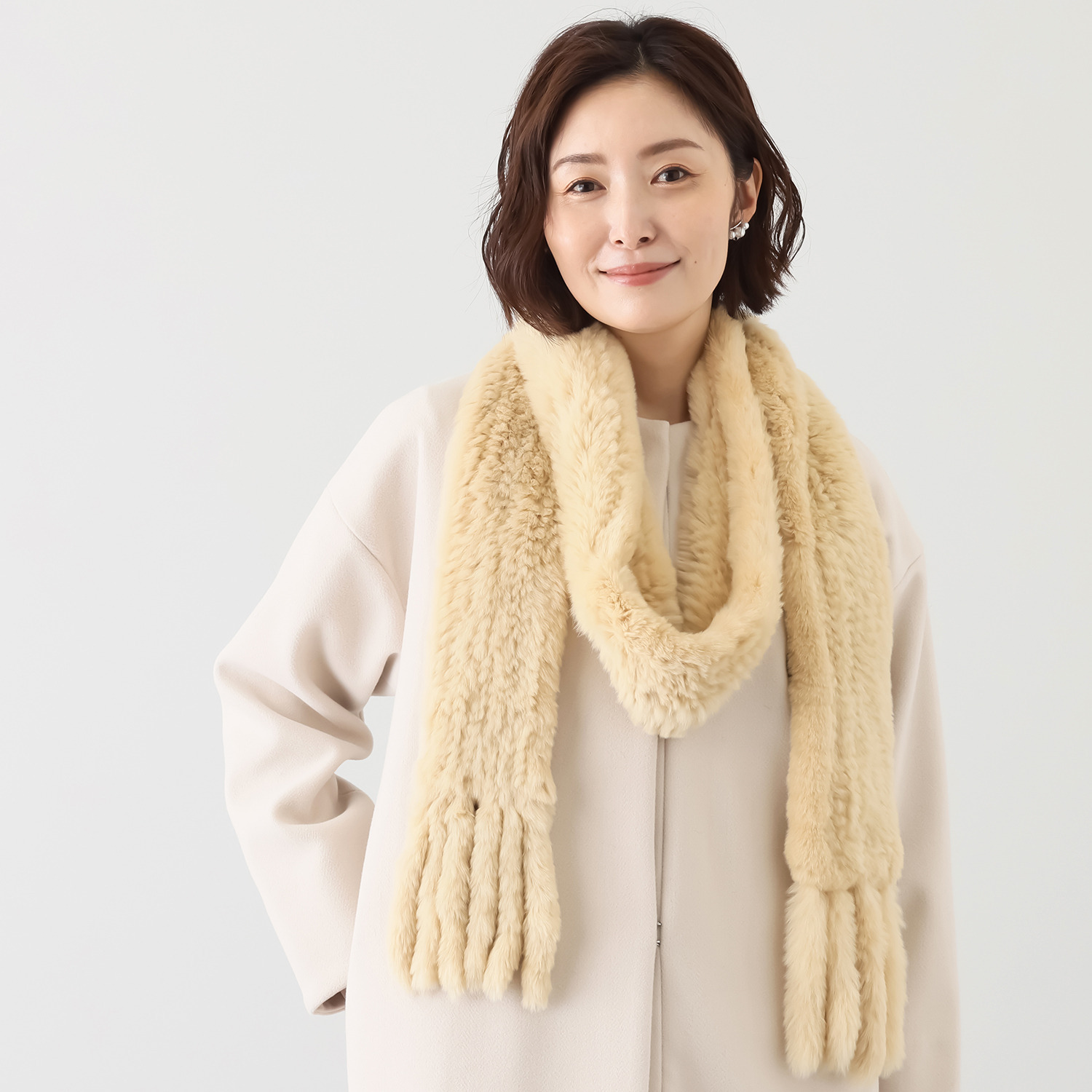 レッキスラビット ヤーンマフラー