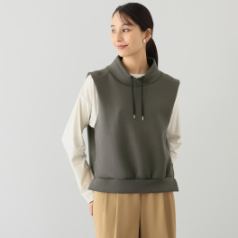 クオリー ノースリーブ フーディープルオーバー