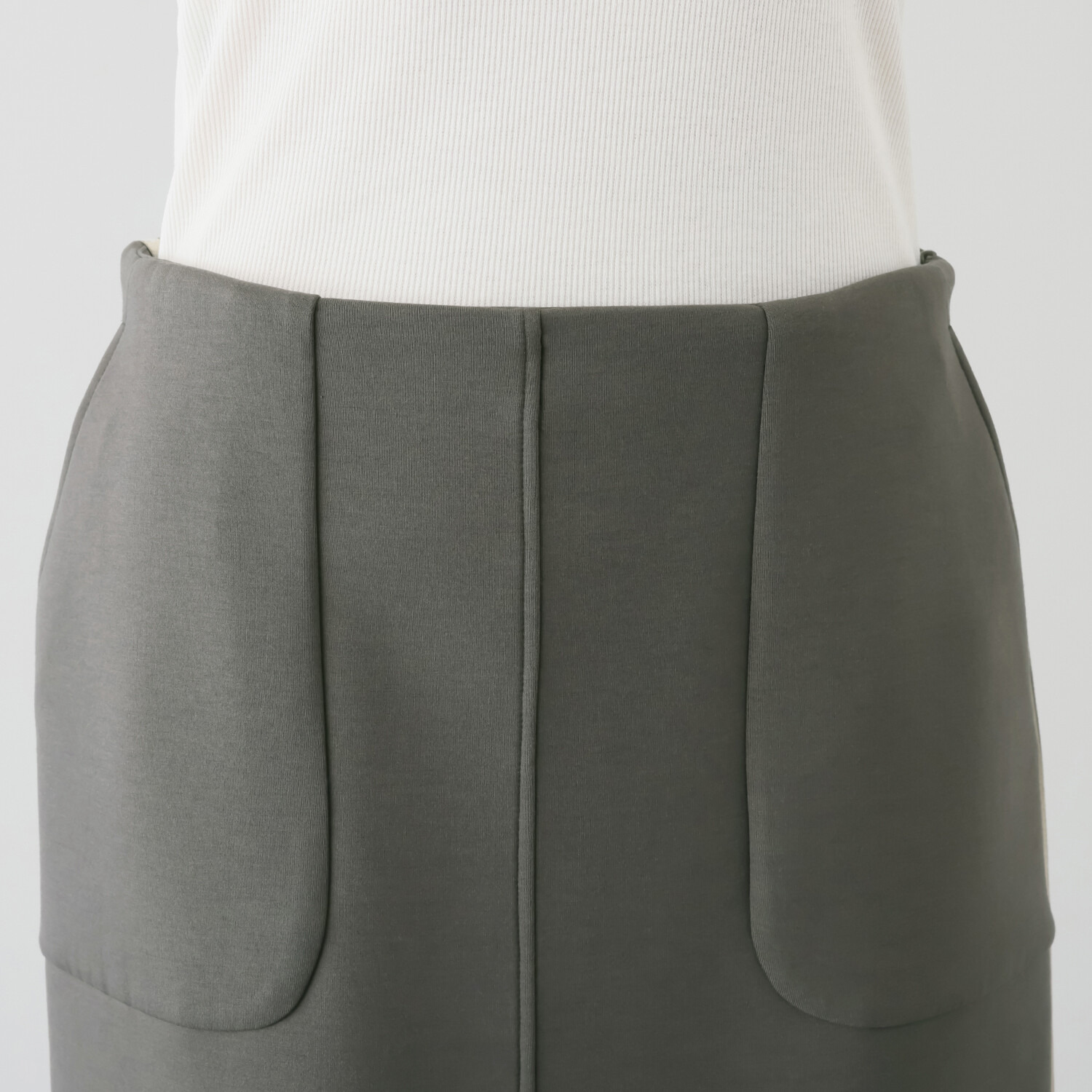 クオリー フロントポケット タイトスカート