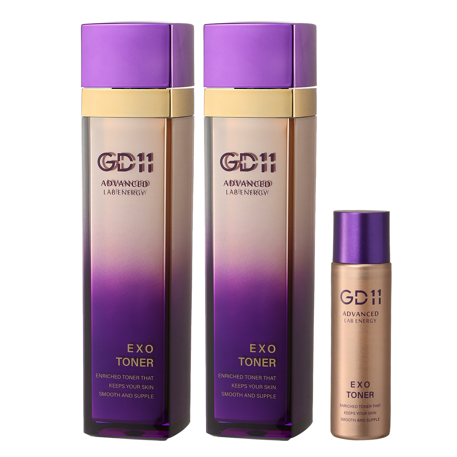 ＧＤ１１ ヒト臍帯血由来成分配合 角質層の隅々に届けて ハリツヤ潤いなめらか肌へ プレミアムラボ アドバンス ＥＸＯ　トナー ２本特別セット