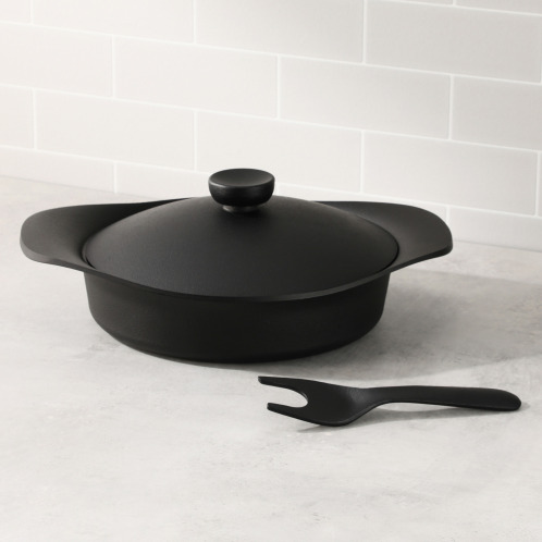 柳宗理 南部鉄器 鉄鍋浅型 鉄ふた&ハンドル付 <22cm> 柳宗理 南部鉄器 鉄鍋浅型 鉄ふた&ハンドル付 <22cm>