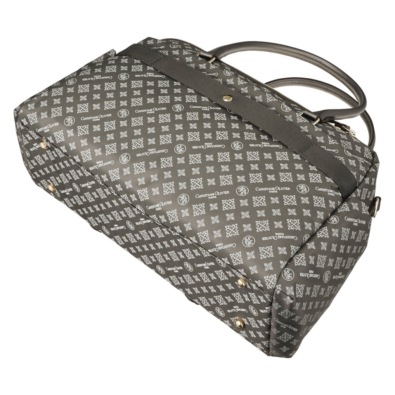 クリスチャン　オリビエ はっ水ジャガード 片手で簡単開閉！ ２ウェイボストンバッグ 