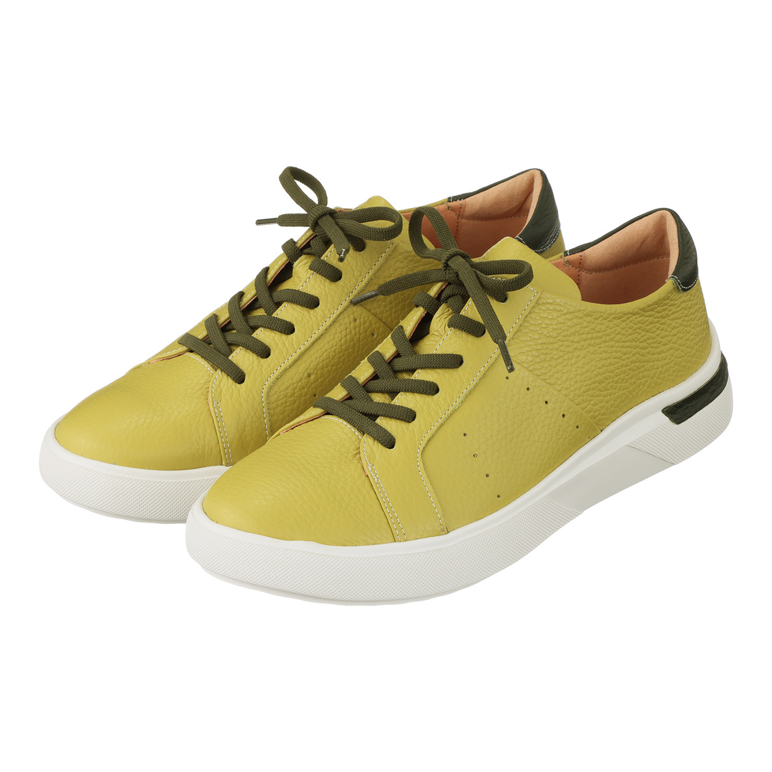 アルイトウ 日本製 マストロット社製牛革使用 軽量厚底スニーカー 