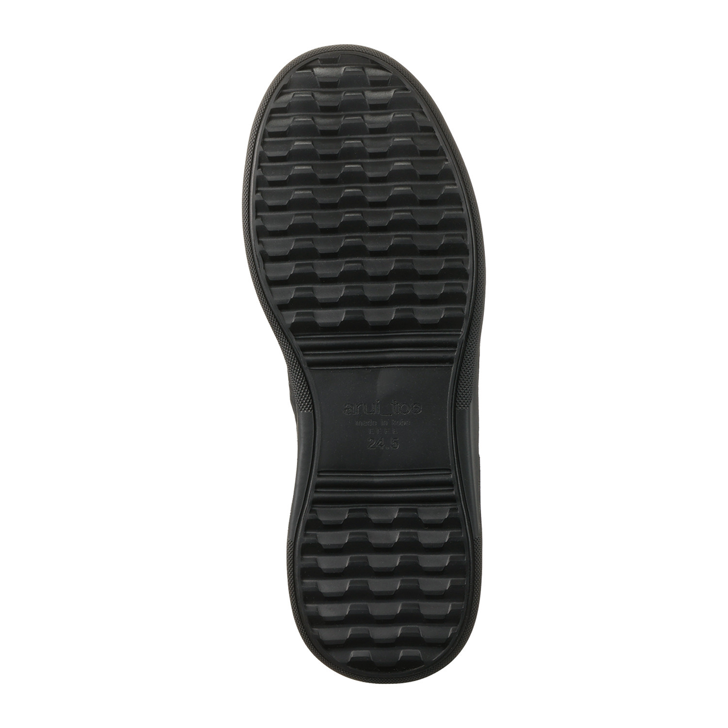 アルイトウ 日本製 マストロット社製牛革使用 軽量厚底スニーカー 