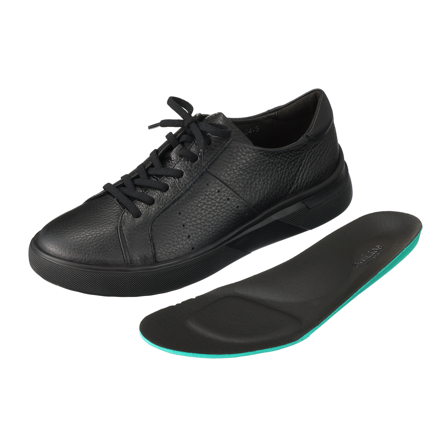 アルイトウ 日本製 マストロット社製牛革使用 軽量厚底スニーカー 