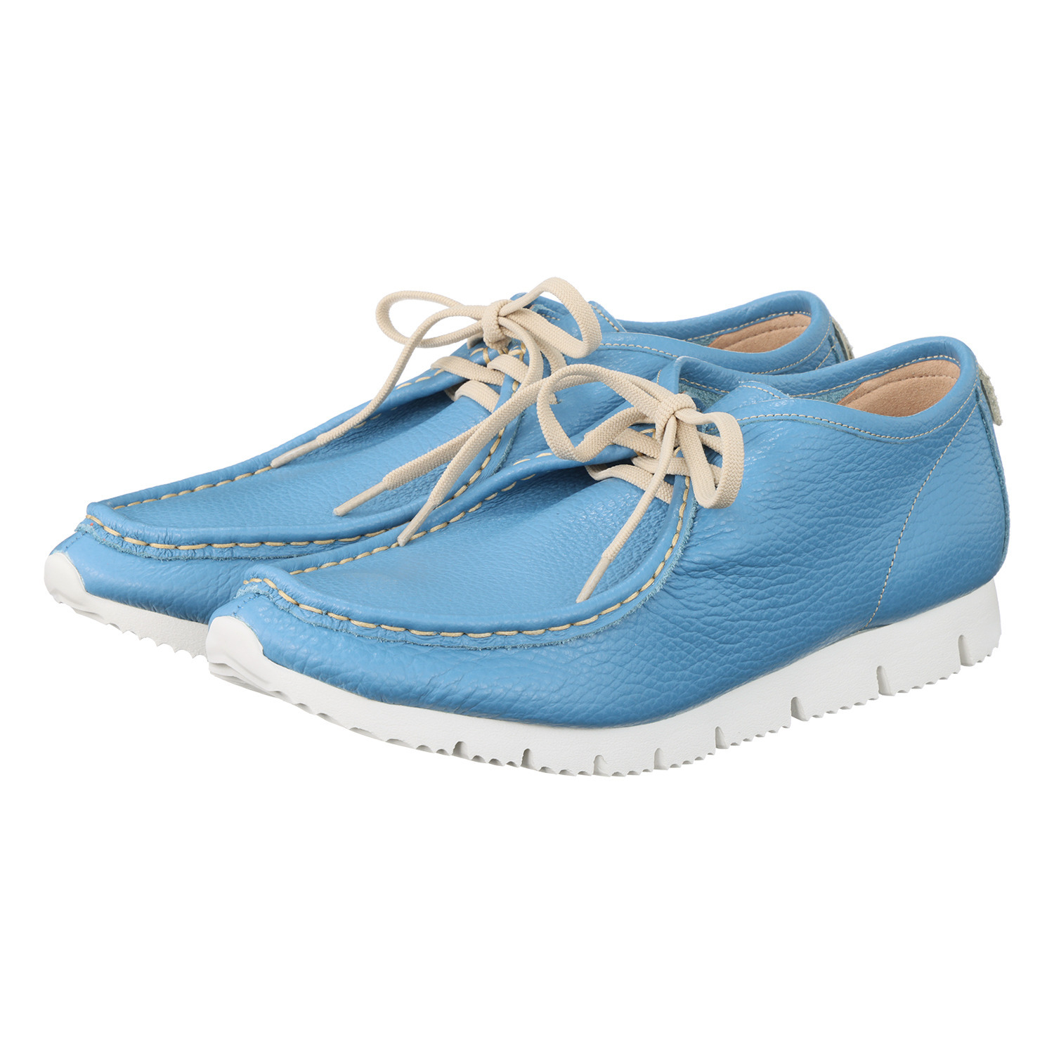 アルイトウ 日本製  マストロット社製牛革 レースアップ 軽量モカシンシューズ 