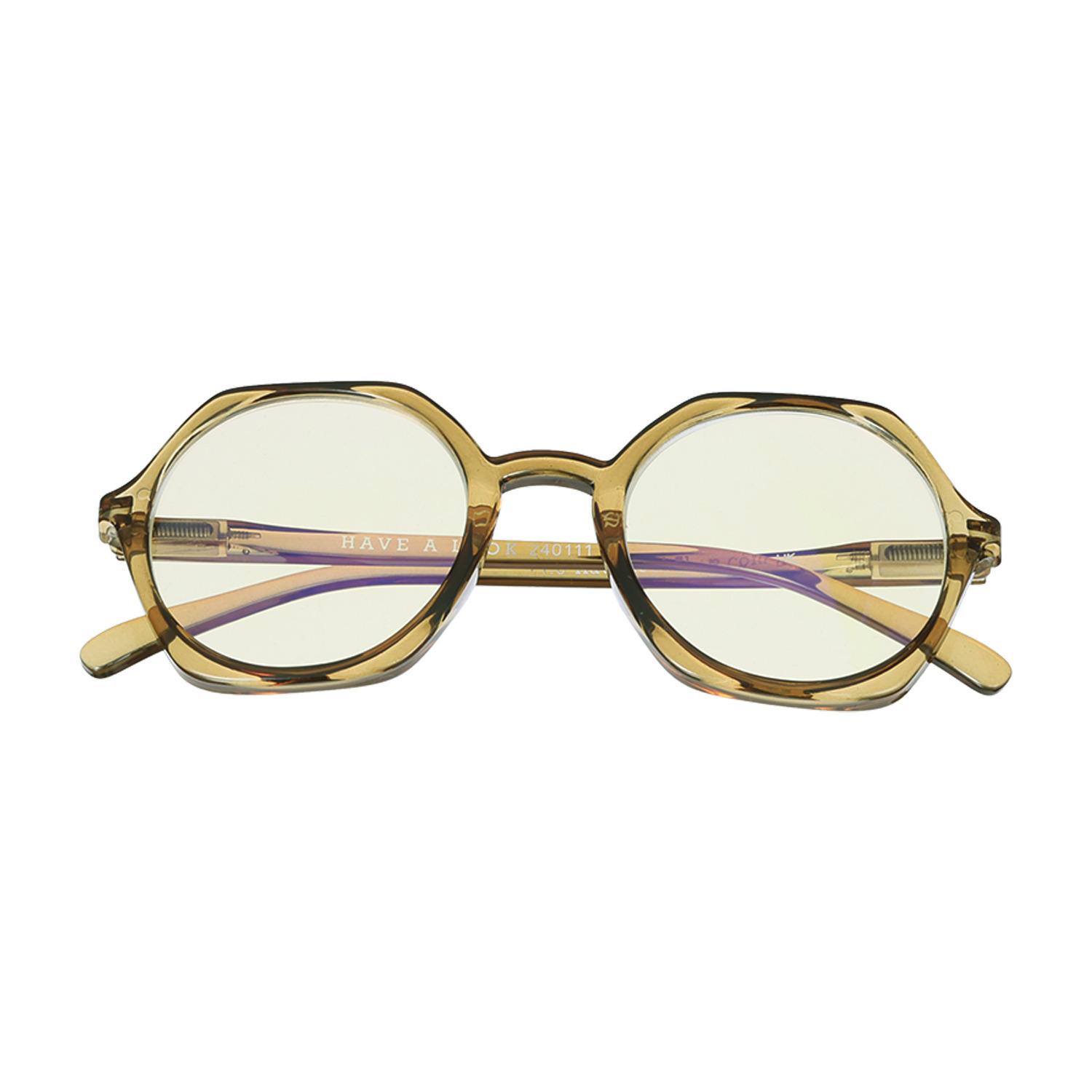 ブルーライトをカット！ カラフルでおしゃれな Ｈａｖｅ　ａ　ｌｏｏｋ リーディンググラス エッジィ