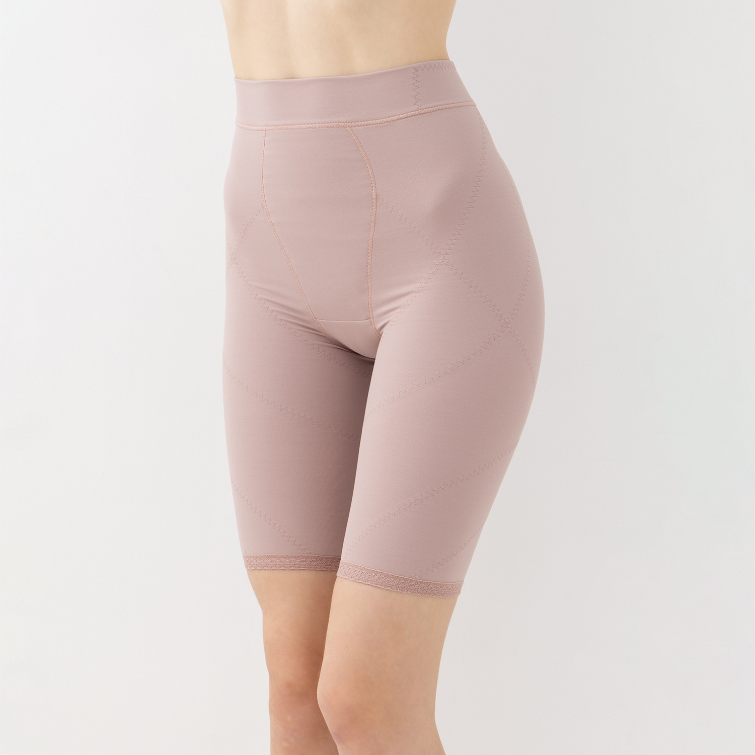 美人工房 消臭・やわらか裏起毛 いい肌あったか 立体的にヒップメイク ロングガードル２枚セット