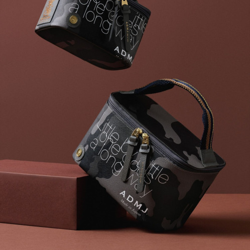 エーディーエムジェイ　はっ水　イタリアンファブリック　バニティバッグ　＜Ｍ＞