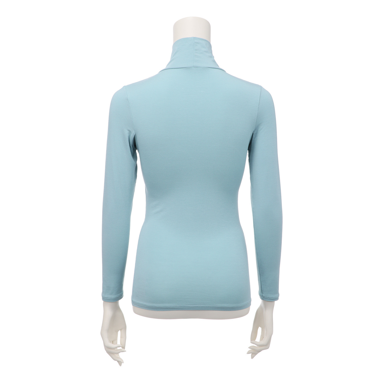 きれいになろう！ 着ていないみたい！ 超のびのび 静電気防止・吸放湿 カップ付 ハイネックインナー２枚組