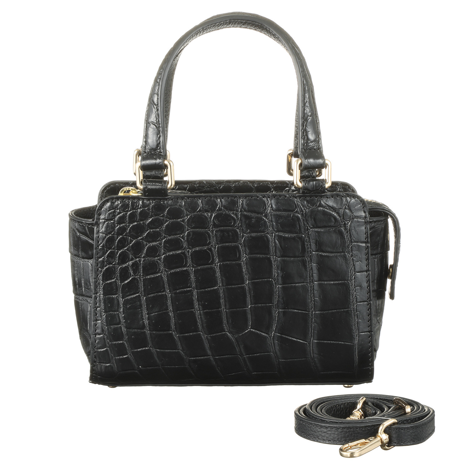 リアマッサ クロコダイル ２ウェイミニバッグ