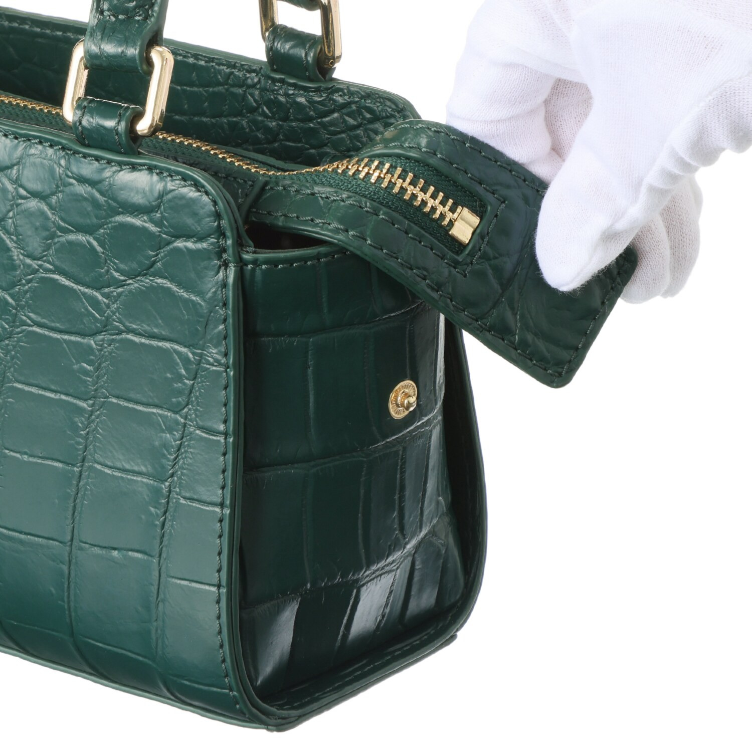 リアマッサ クロコダイル ２ウェイミニバッグ