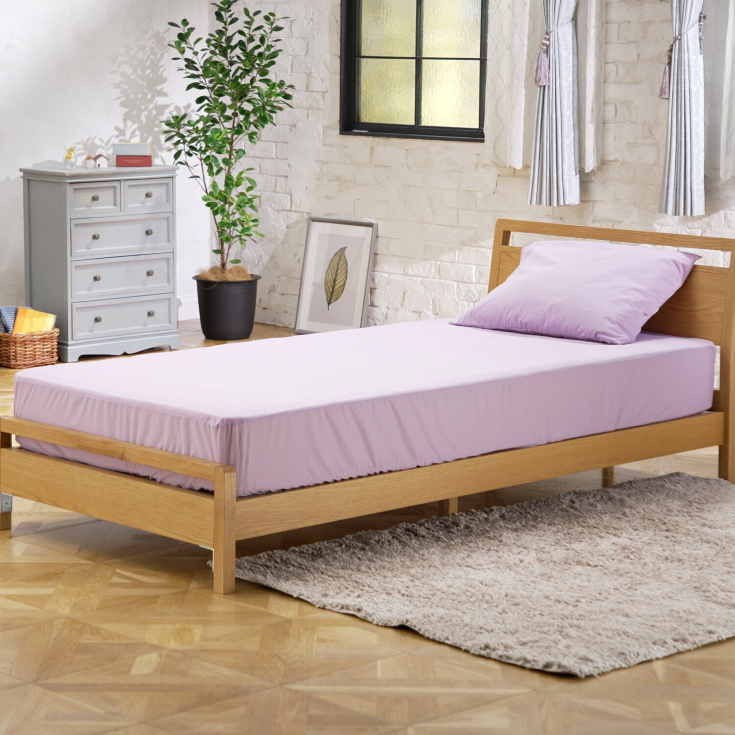 セーブユアベッド コットンブレンド 防水・防ダニ マットレスプロテクター ＜シングル＞ 