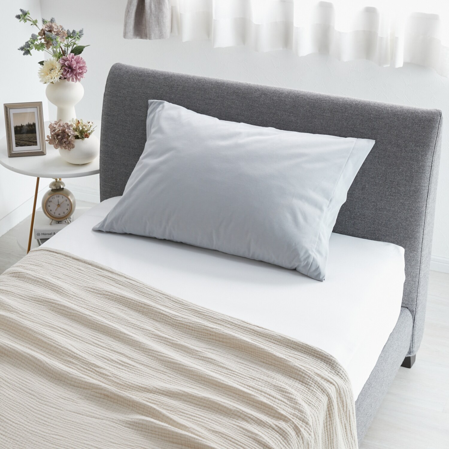 セーブユアベッド コットンブレンド 防水・防ダニ ピロープロテクター 同色２枚セット 