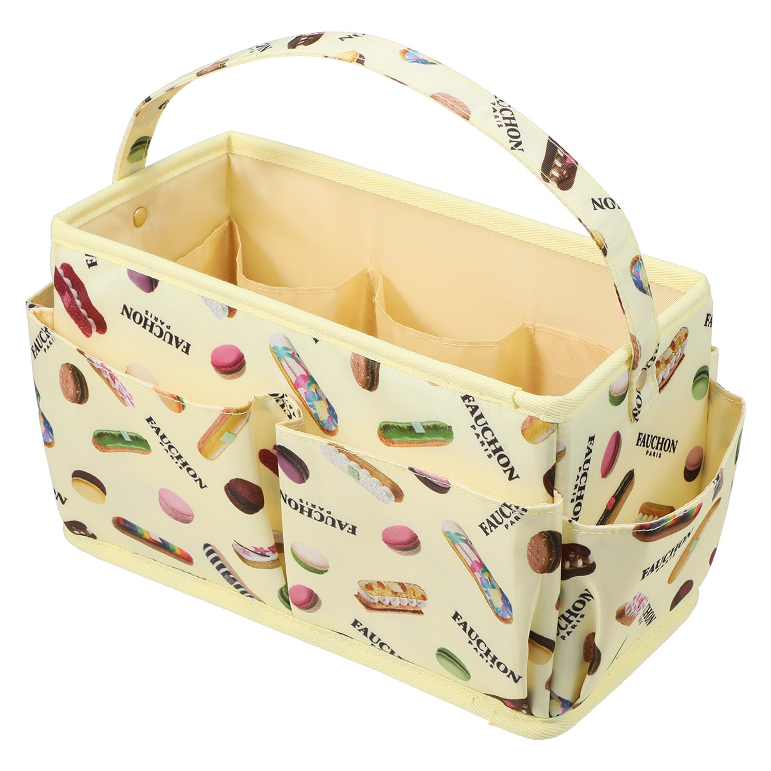 フォション プリント柄 折り畳みコスメボックス