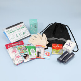 防災先進県高知発！ 女性防災士厳選 小さく畳める防災セット ＜男性用＞
