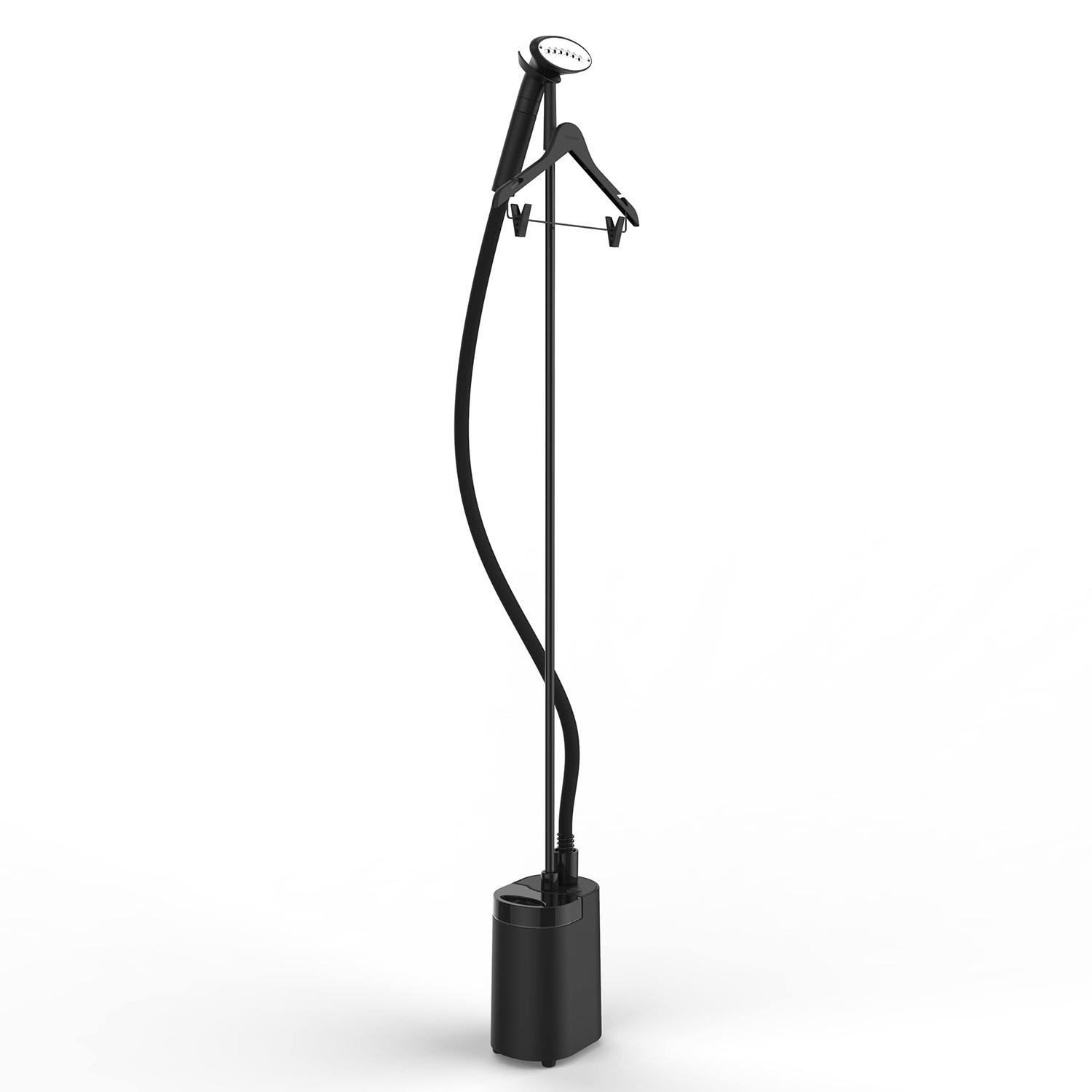 スチームワン フランス製 スタイリッシュ 置き型衣類スチーマー ミニリス　フルブラック Ｍ９５Ｂ