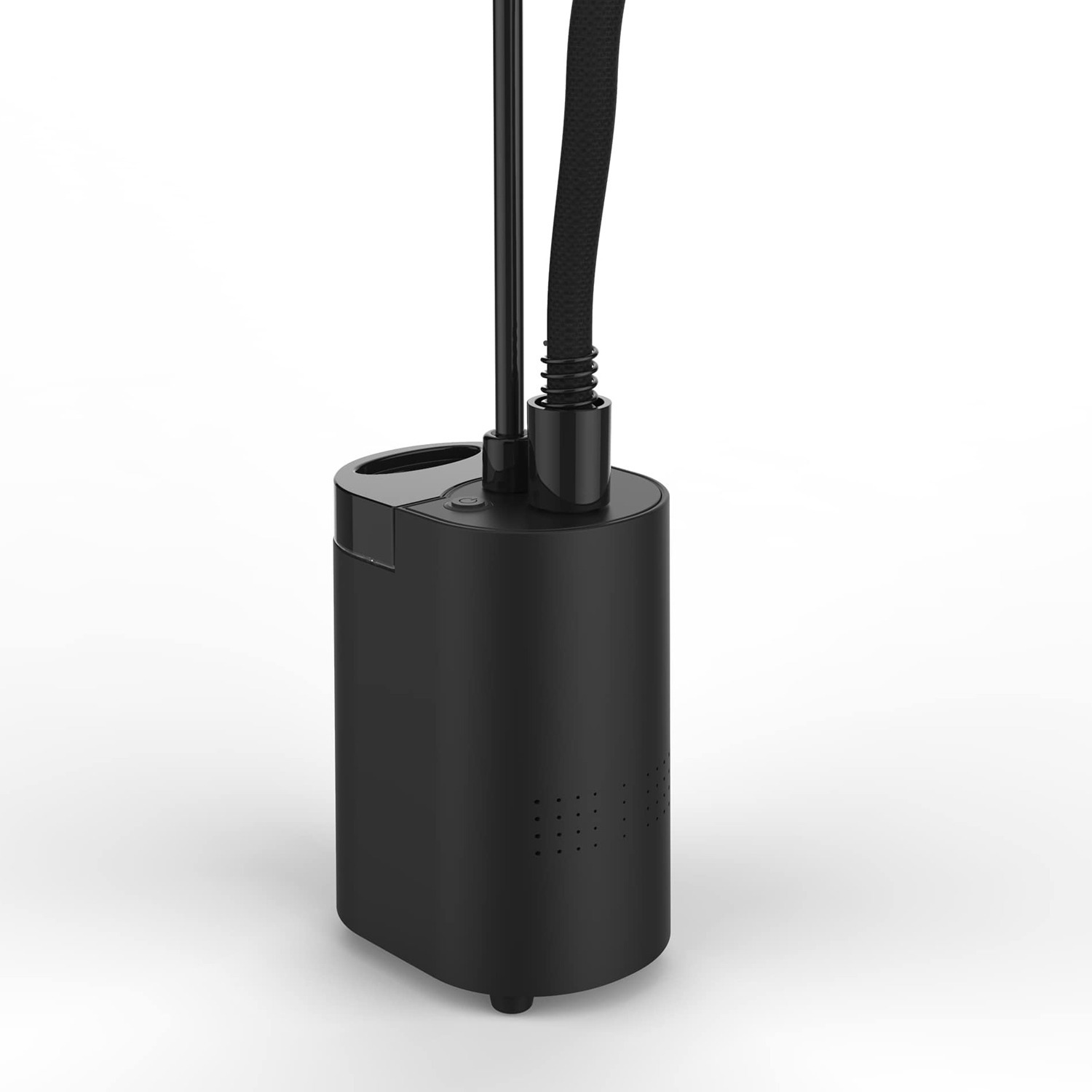 スチームワン フランス製 スタイリッシュ 置き型衣類スチーマー ミニリス　フルブラック Ｍ９５Ｂ