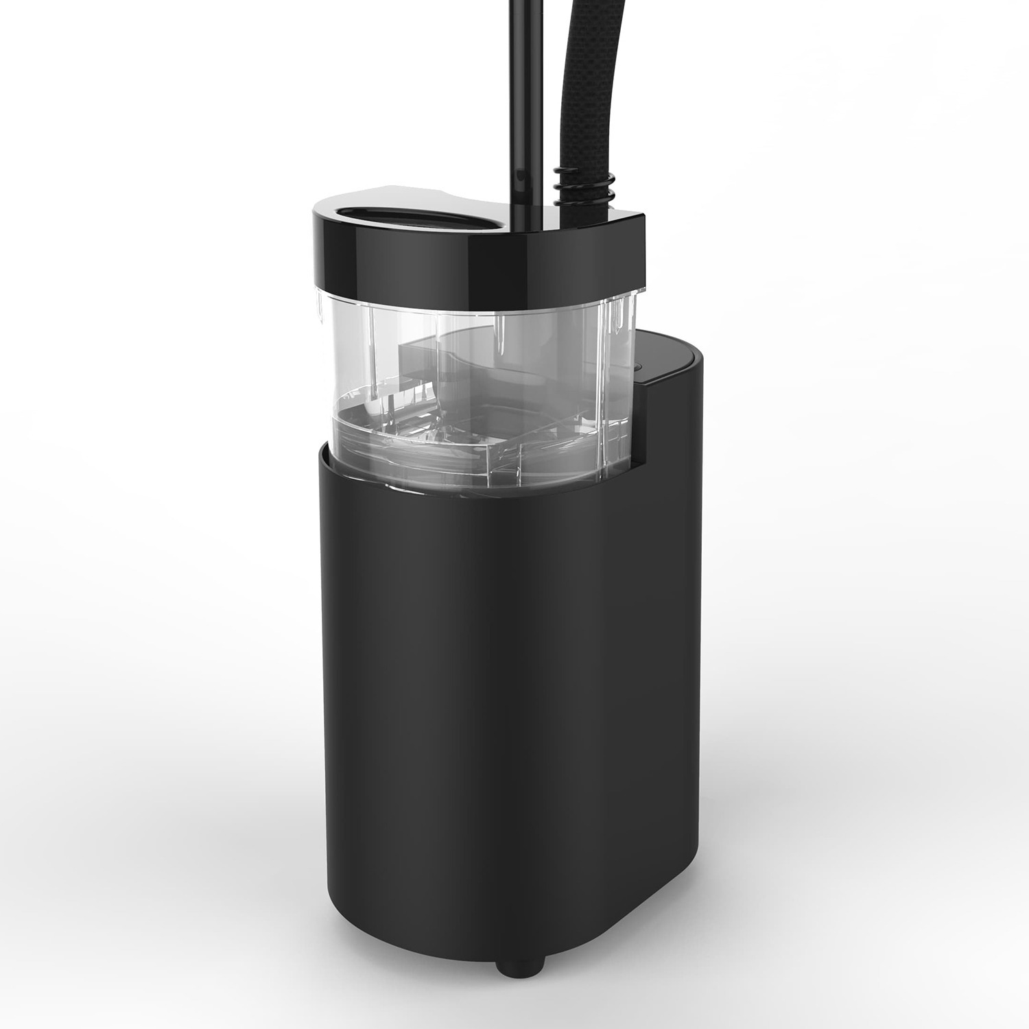 スチームワン フランス製 スタイリッシュ 置き型衣類スチーマー ミニリス　フルブラック Ｍ９５Ｂ