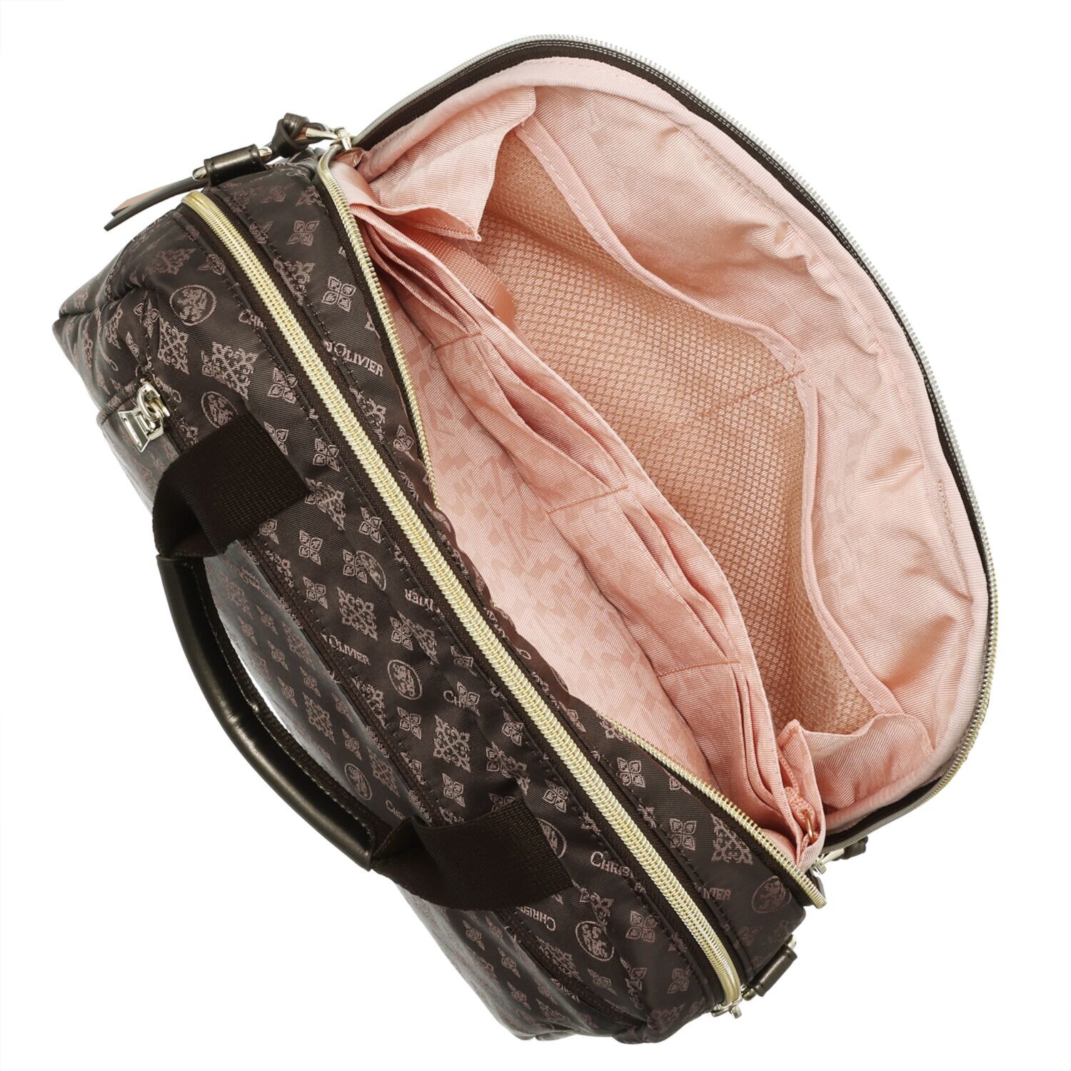 クリスチャン　オリビエ ショップチャンネル デビュー１５周年 はっ水ジャガード ２ウェイボストンバッグ ＜縦段式カード入れ仕様＞