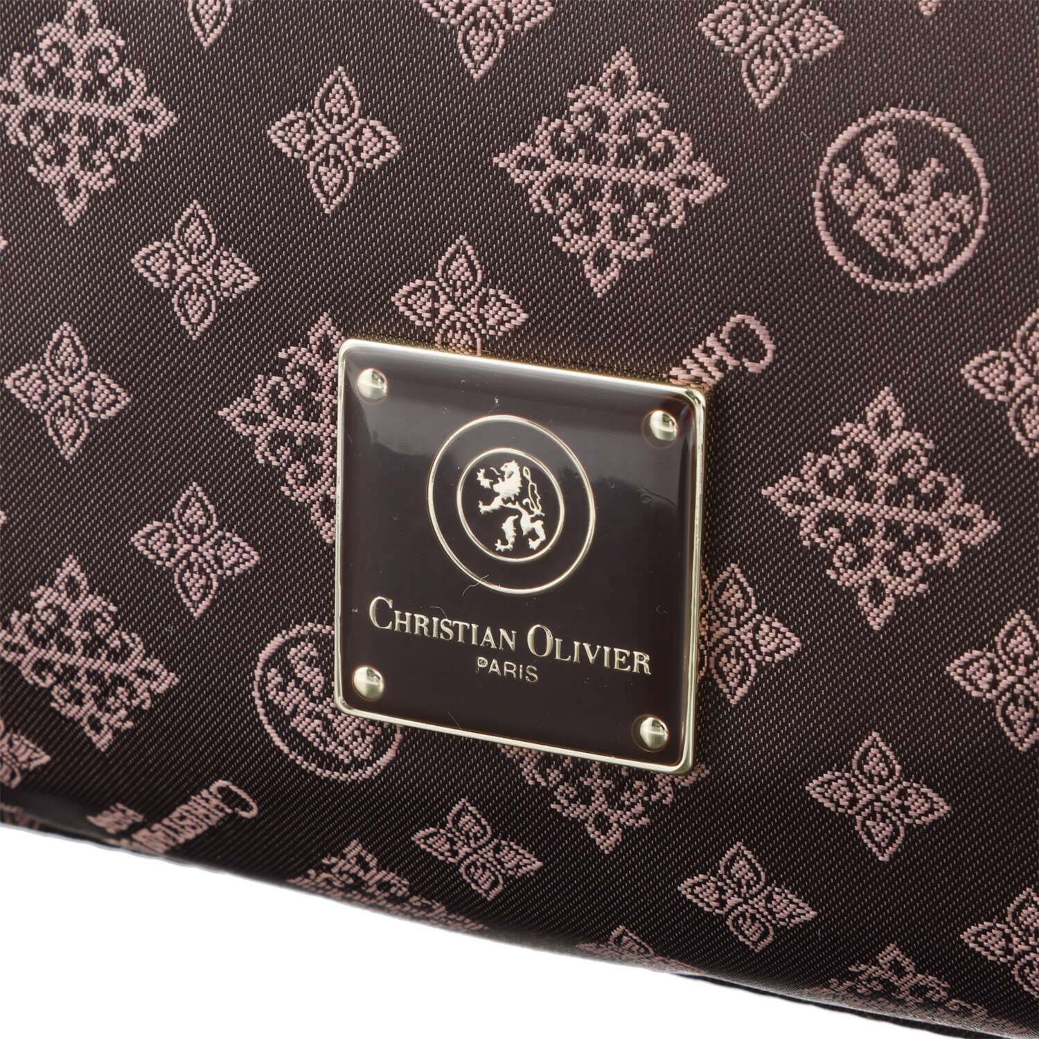 クリスチャン　オリビエ ショップチャンネル デビュー１５周年 はっ水ジャガード ２ウェイボストンバッグ ＜縦段式カード入れ仕様＞