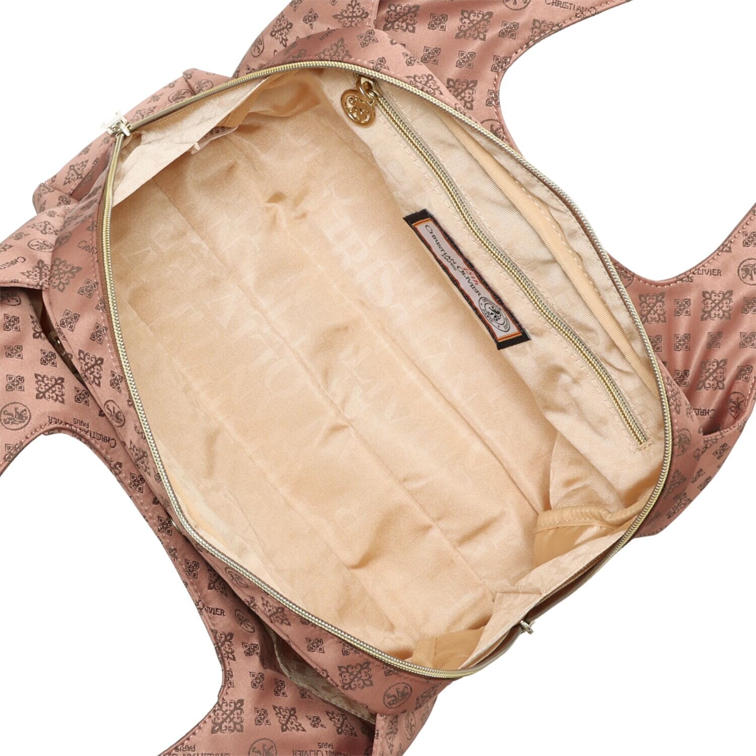 クリスチャン　オリビエ ショップチャンネル デビュー１５周年 はっ水ジャガード 三層構造 くり手トートバッグ