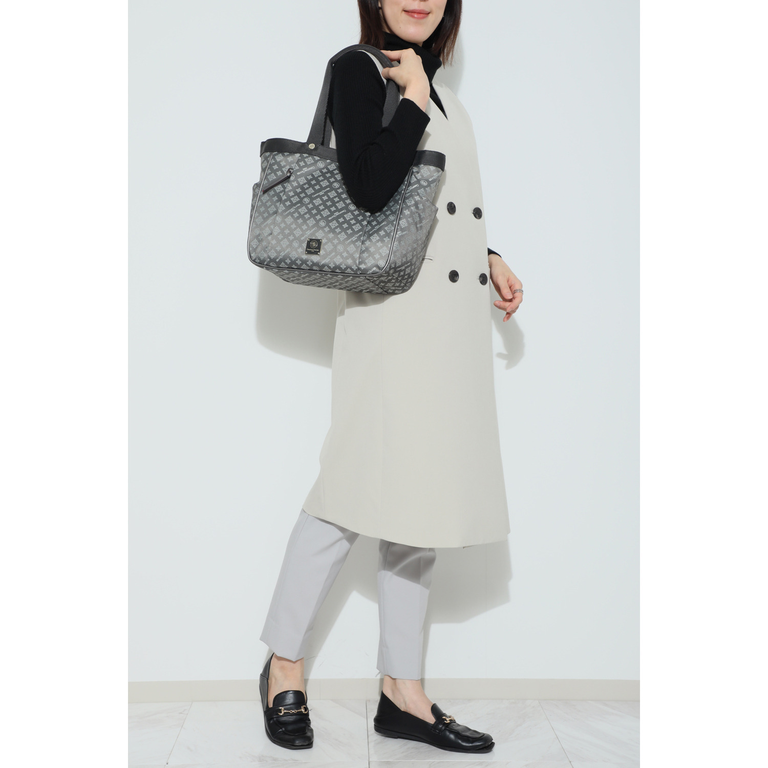 クリスチャン　オリビエ ショップチャンネル デビュー１５周年 はっ水ジャガード Ａ４対応トートバッグ