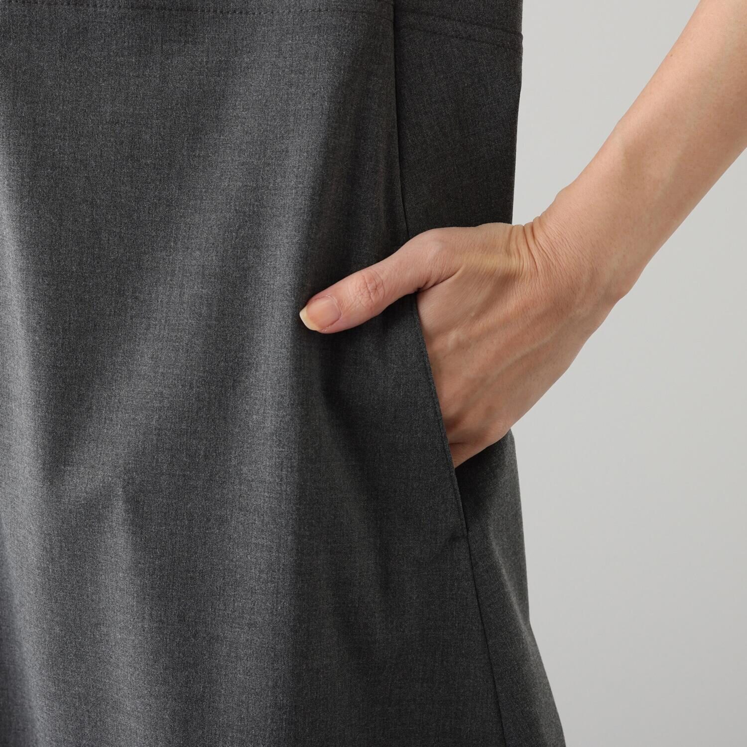 キョウコ　ヒガ ＵＶカット・接触冷感 触れるとひんやり フレンチスリーブ ワンピース