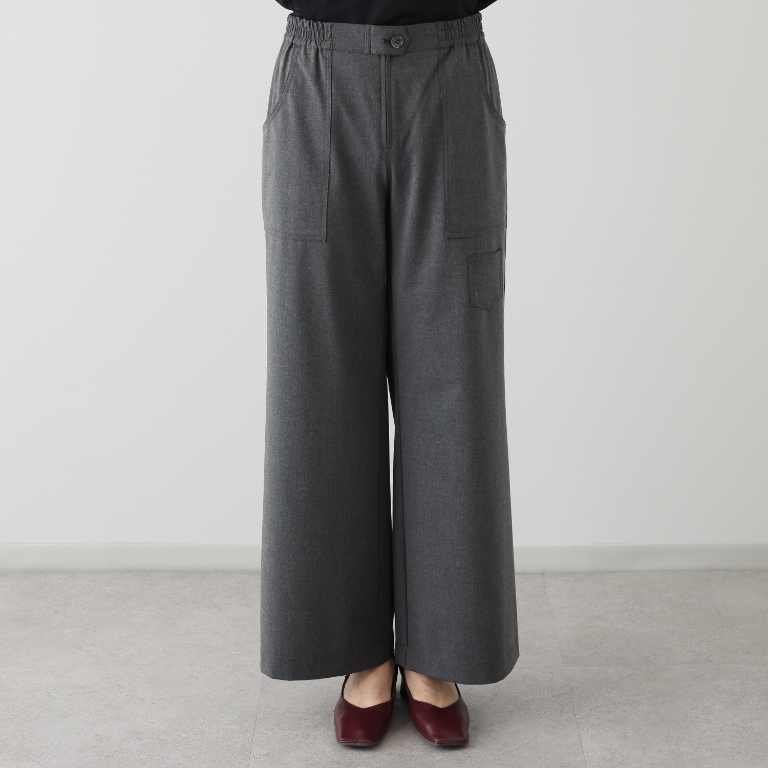 キョウコ　ヒガ ＵＶカット・接触冷感 触れるとひんやり ストレッチバギーパンツ