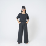 キョウコ　ヒガ ＵＶカット・接触冷感 触れるとひんやり ストレッチバギーパンツ