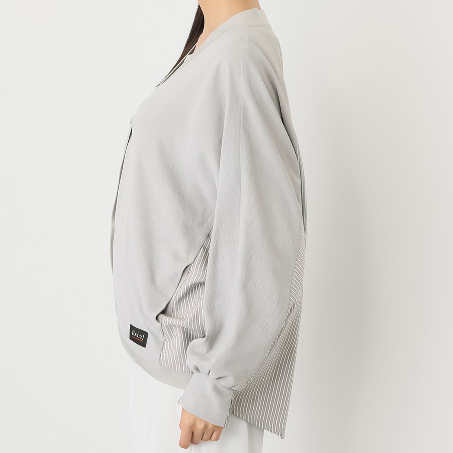 イクシーズ ヴィンテージワッシャー ドッキングカーディガン