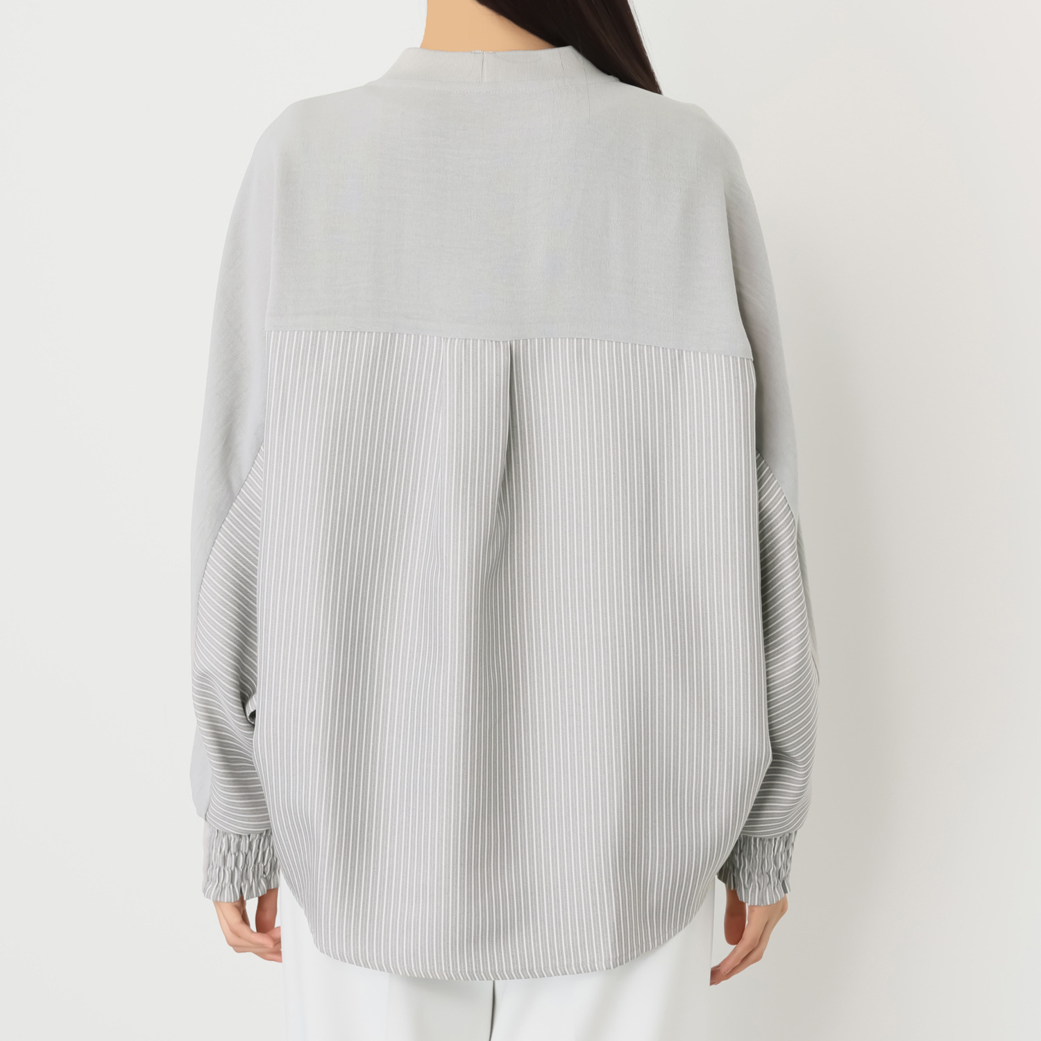 イクシーズ ヴィンテージワッシャー ドッキングカーディガン