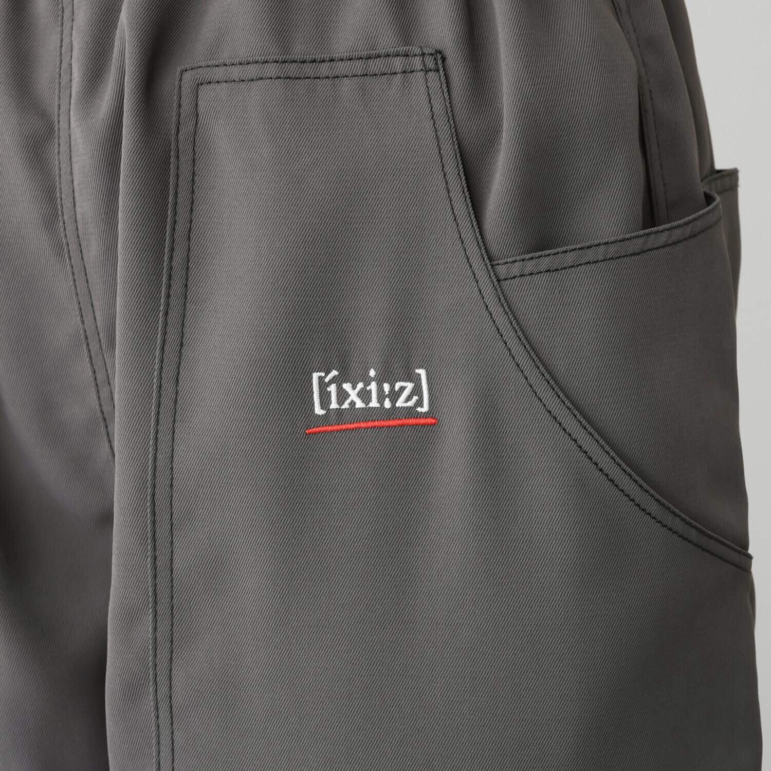 イクシーズ 配色ステッチ ６ポケット カーペンターパンツ