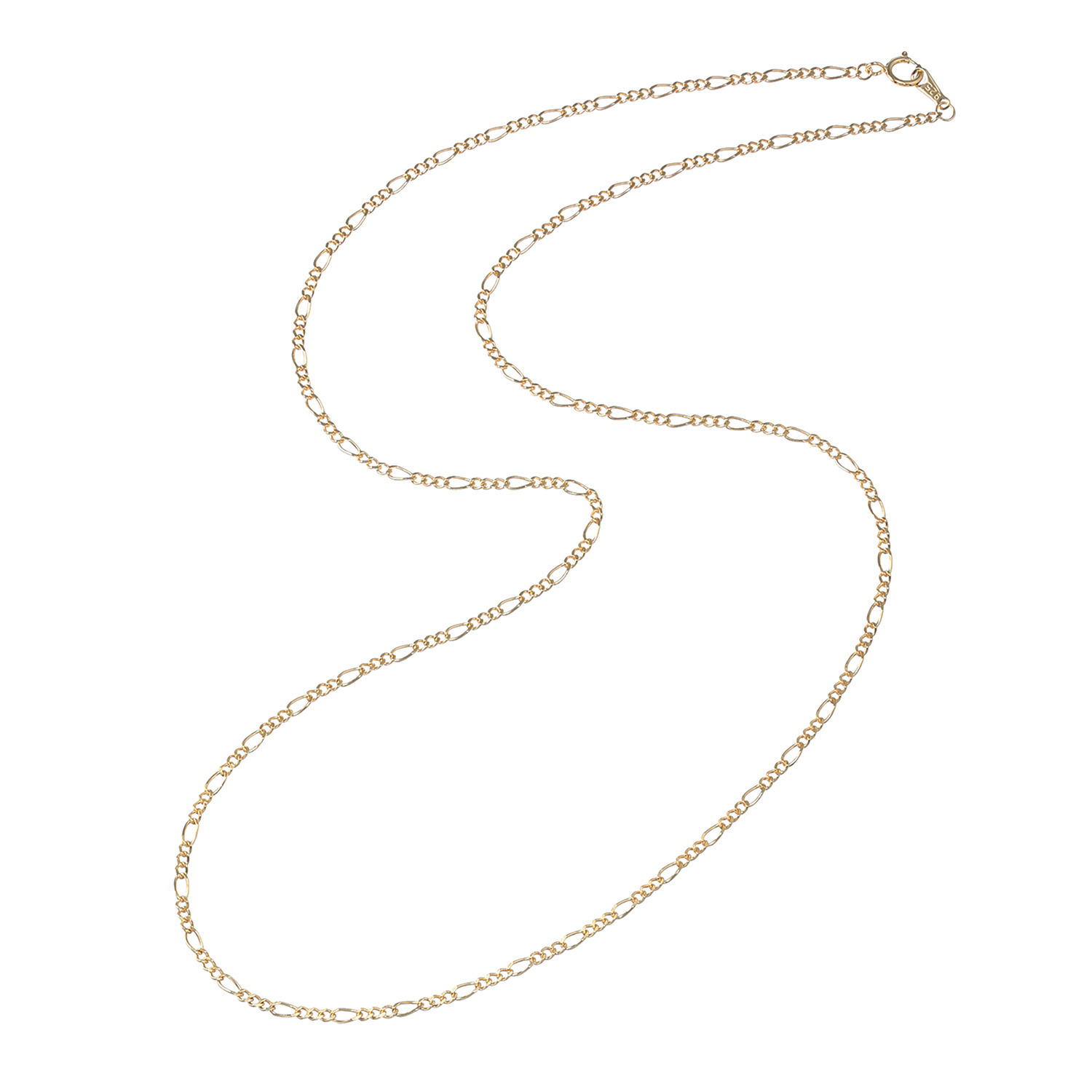 ファシーノアルジェント シルバー フィガロチェーン ネックレス