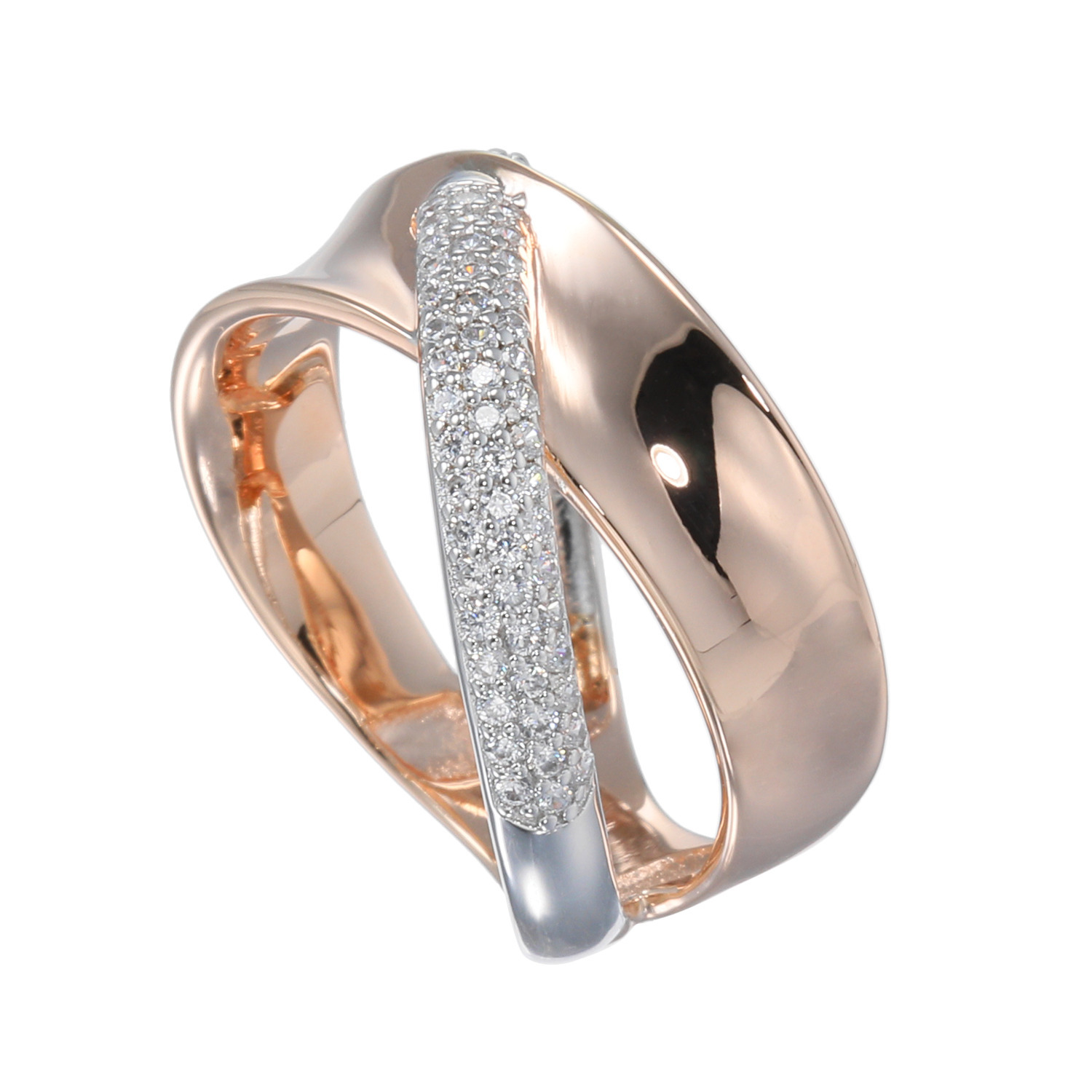 ファシーノアルジェント シルバー ＣＺ アーバンクロスライン リング