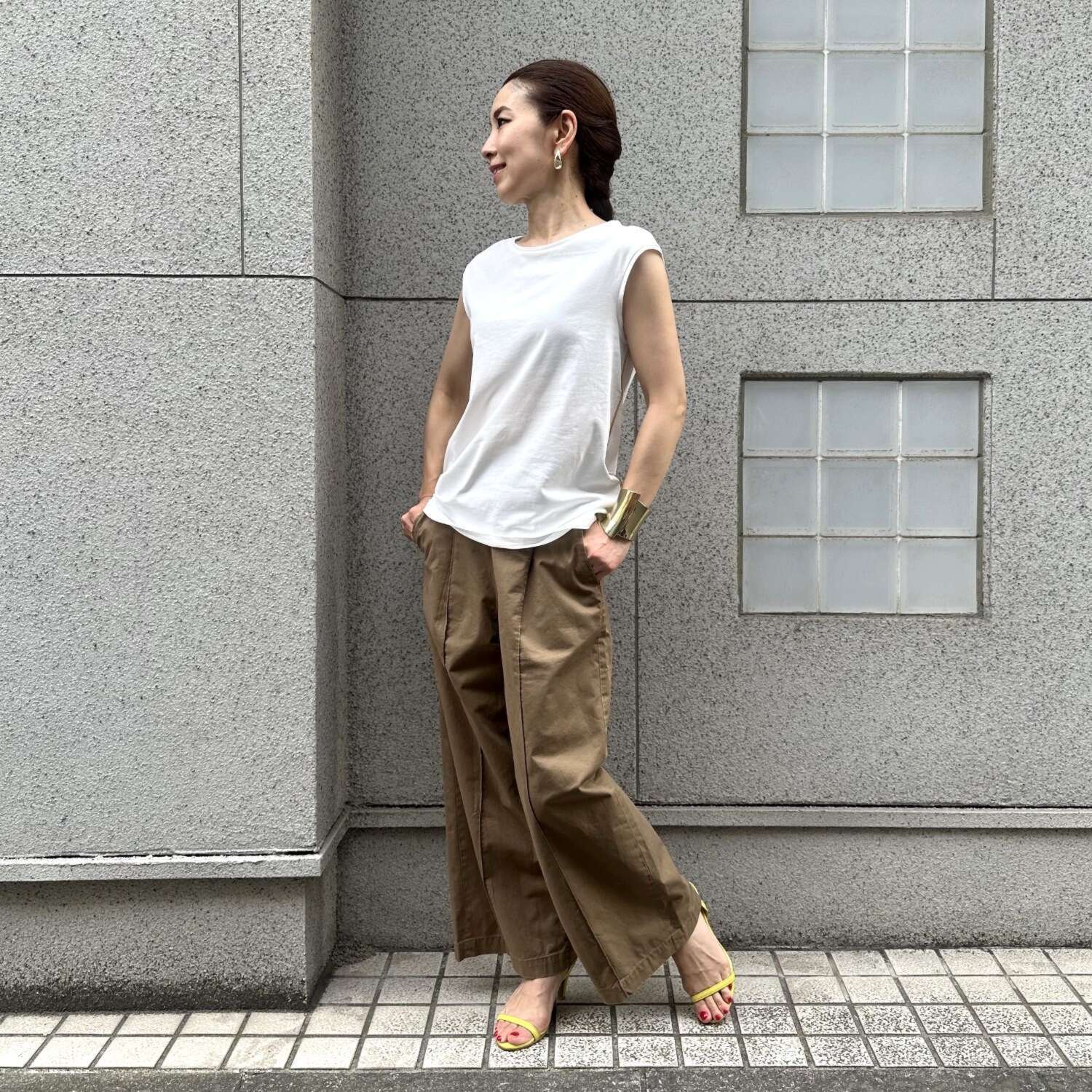 タマミ　ワタナベ サイドアクセント プルオーバー “コメットテール”