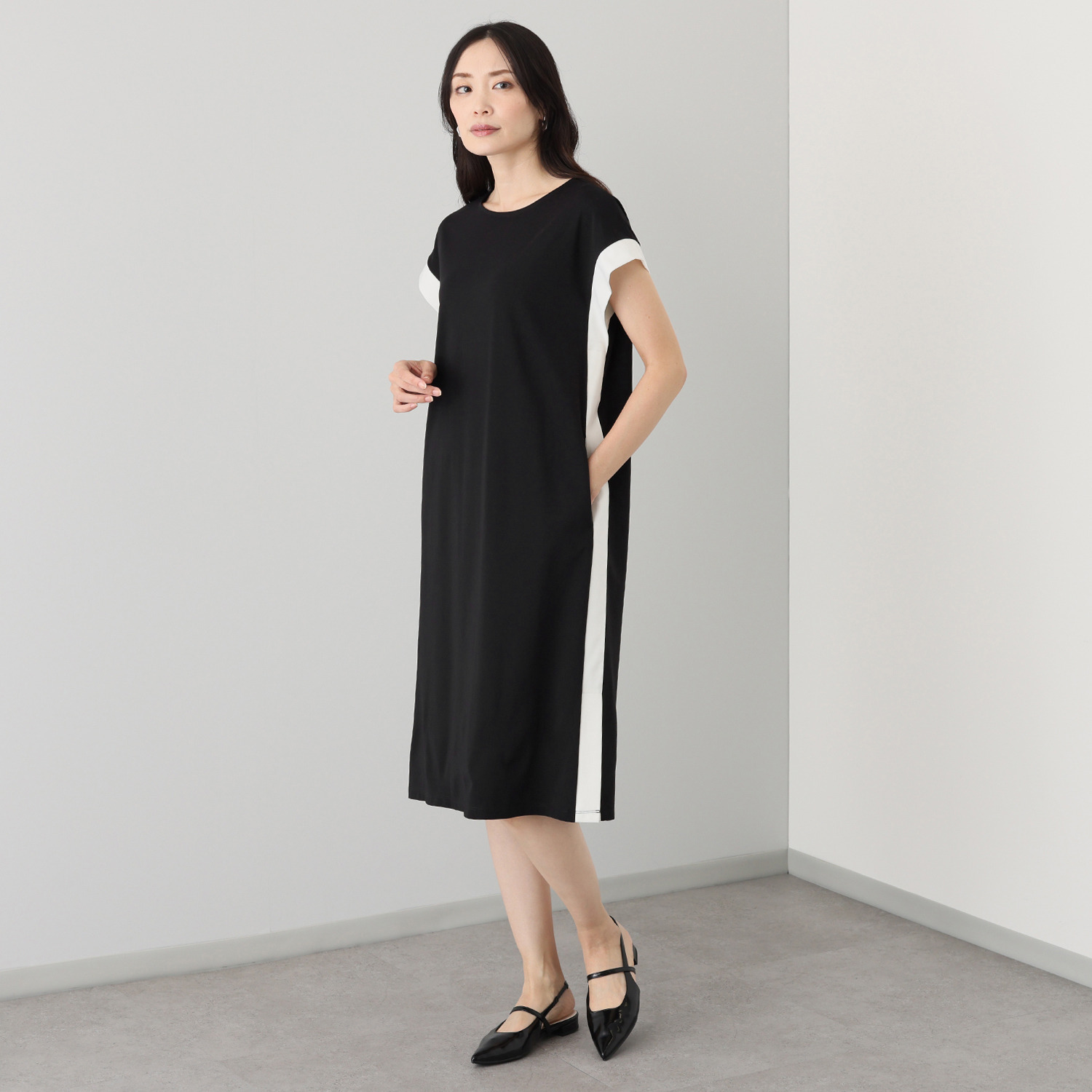 タマミ　ワタナベ ジャージーワンピース “メロウ　フロウ”